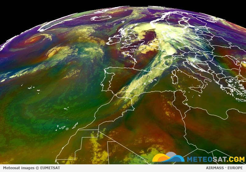 Meteosat satellite animation