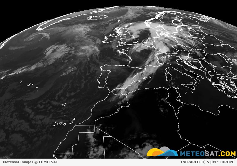 Meteosat satellite animation
