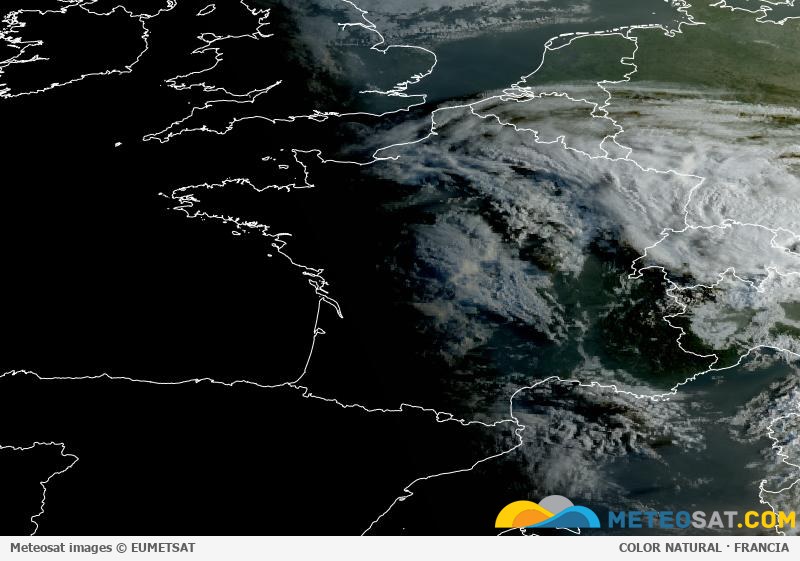 Dernière image Meteosat disponible sur la France