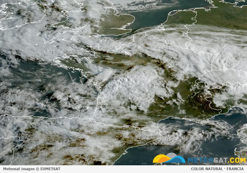 Dernière image Meteosat disponible sur la France