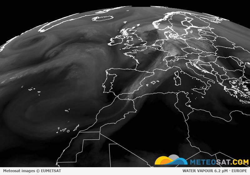 Meteosat satellite animation